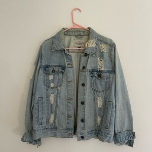 🔥GENTLY USED🔥 Ripped Jeans Jacket
